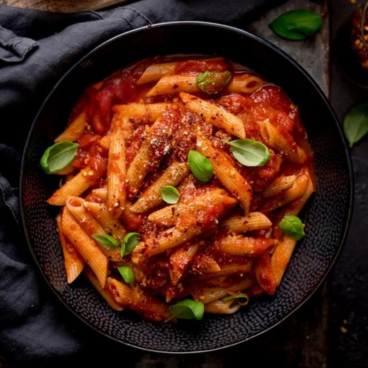 Pasta with tomato sauce