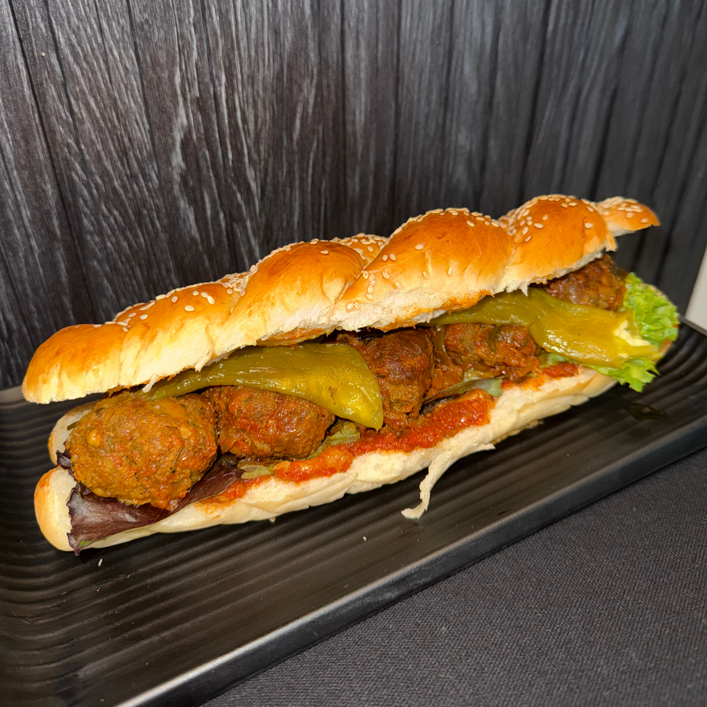 Meatballs Challah Combo